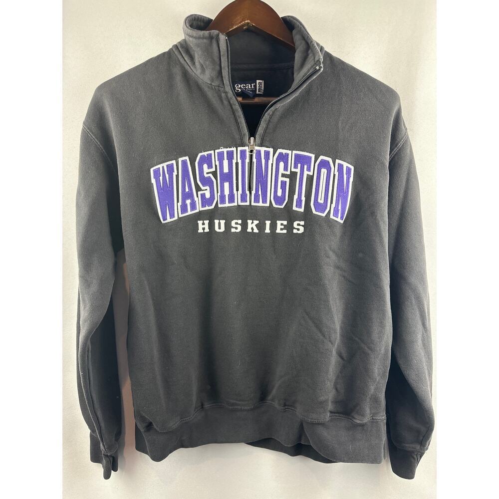 Women’s Washington Huskies Sweatshirt Black Size M